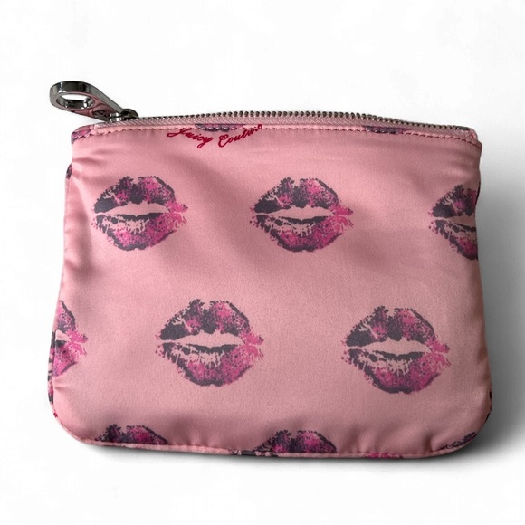 Juicy Couture Pink Lip Print Cosmetic Bag - Picture 4 of 5